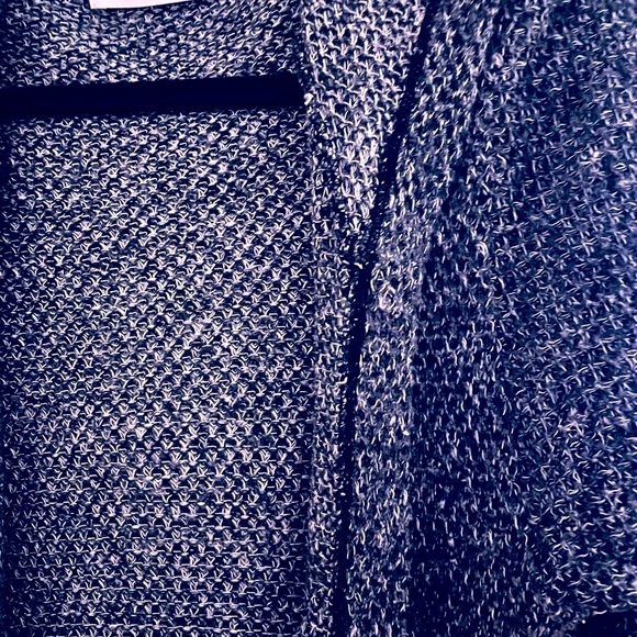 Cozy Knit Women's Open Knit Cardigan Sweater - Charcoal LIKE NEW - Picture 9 of 12